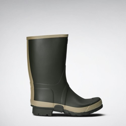 Hunter Gardener Short Rain Boots For Mens - NZ M6324